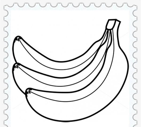 儿童简笔画精选【水果】-香蕉（Banana）的画法