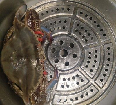 第一次做清蒸海蟹就一致好评，从此做菜就有了自信