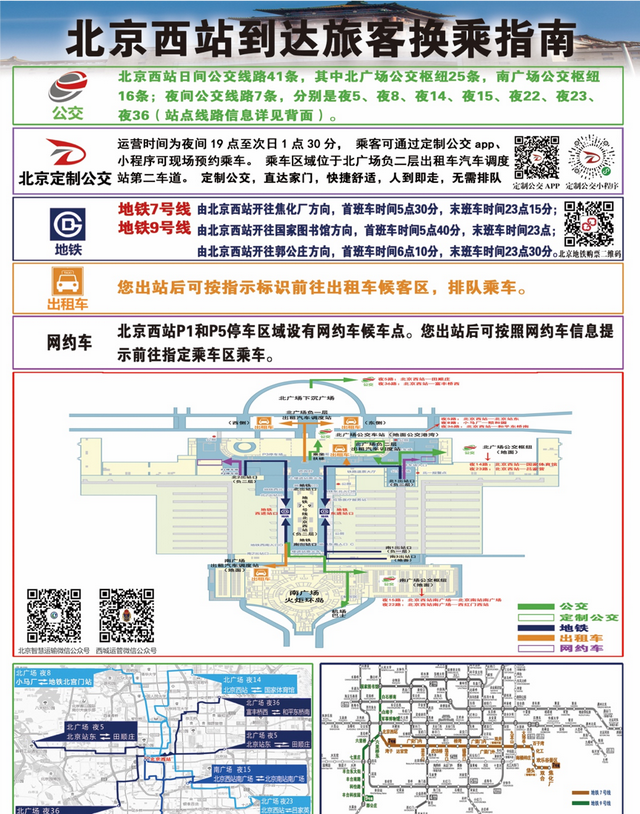 北京西站地区春运夜间乘车服务指南（2019）