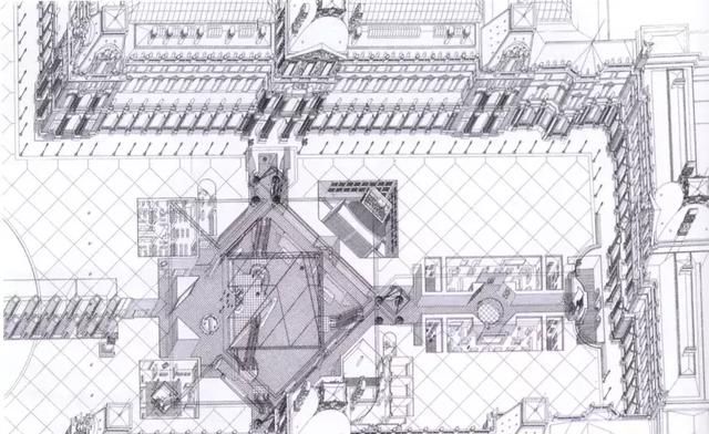 法国巴黎卢浮宫金字塔（改扩建工程） - 贝聿铭（I.M. Pei）