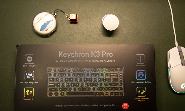 依旧令人惊艳的矮轴小键盘keychron K3 Pro首发评测！附VIA改键教程
