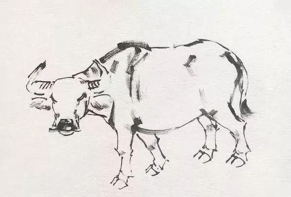 图文教程——牛的写意画法图解（一）