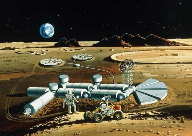 为什么要将空间站发射到太空，而不是直接在月球建造基地？