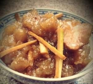 安徽安庆山粉圆子的做法,安庆山芋粉圆子烧肉图3