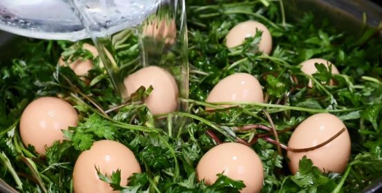 给大家分享，一道艾草煮鸡蛋的做法，出锅好吃健康又美味