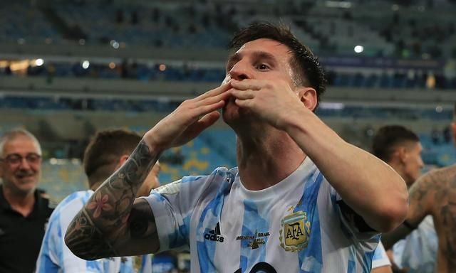 美洲杯夺冠后阿根廷媒体评价梅西图8