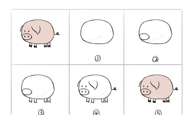 有哪些简单点又有趣的简笔画可以教给小孩画动物图11
