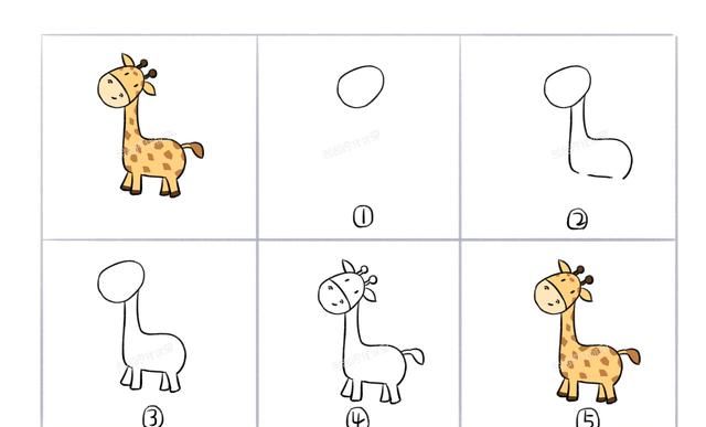 有哪些简单点又有趣的简笔画可以教给小孩画动物图13