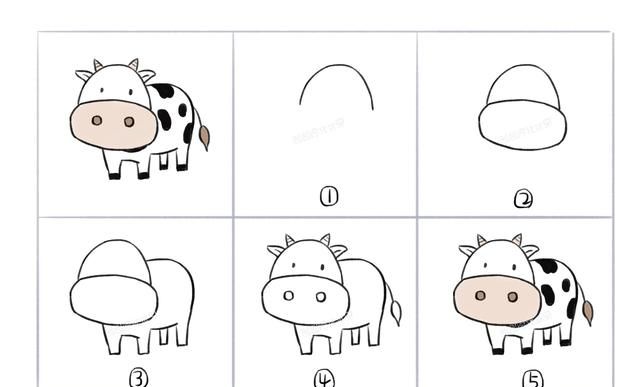 有哪些简单点又有趣的简笔画可以教给小孩画动物图22