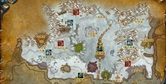 「魔兽WLK」地图介绍：北风苔原&龙骨荒野