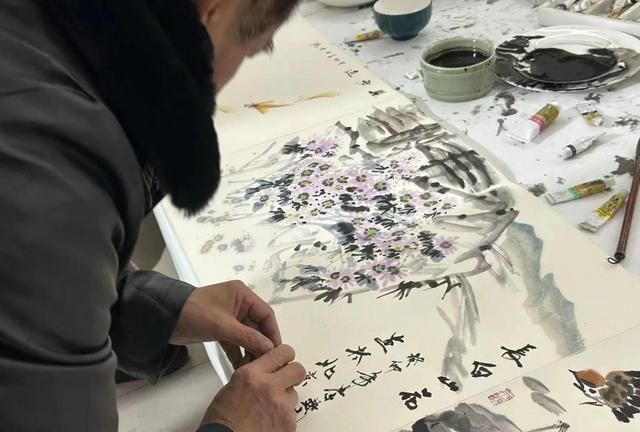强调中国传统水墨艺术 通州宋庄村举办2023书画迎新作品展