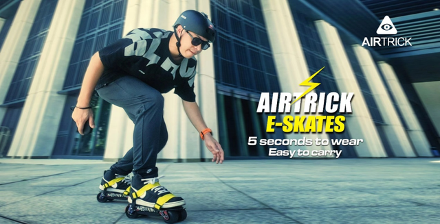 打造全球首款全脚智能电动轮滑鞋，「AIRTRICK」想带来娱乐与出行新体验｜早期项目
