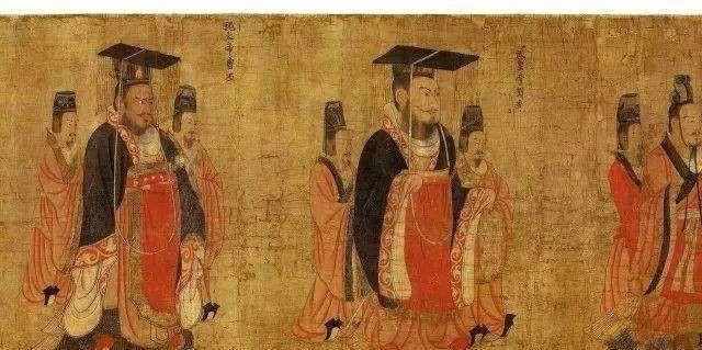 《步辇图》——唐朝画家描绘松赞干布特使求婚的画作
