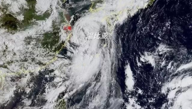 台风温比亚正在换挡逼近沪浙，大暴雨将至！今夜明晨可能登陆上海