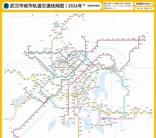 武汉2026年底前预计通车的地铁线路