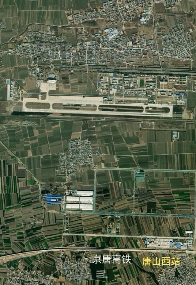 俯瞰唐山三女河机场，河北省五个机场之一，太过寒酸