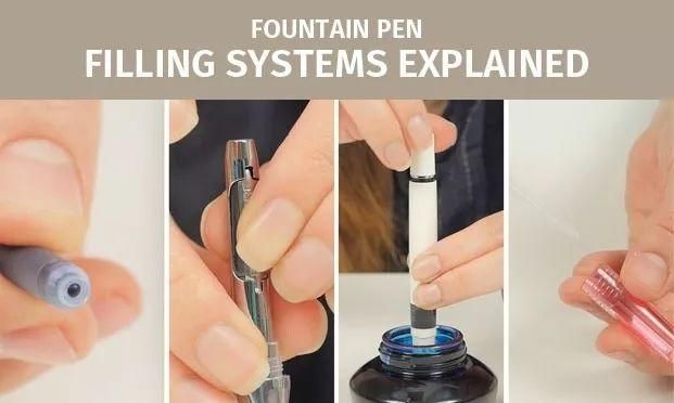 原来钢笔有这么多上墨系统，你都知道么？