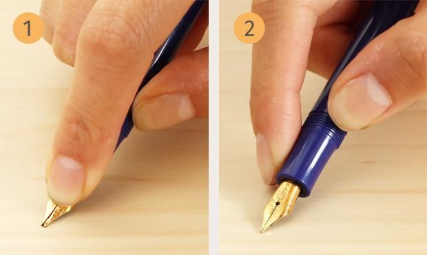 钢笔笔尖有“小故障” 几招让你轻松解决