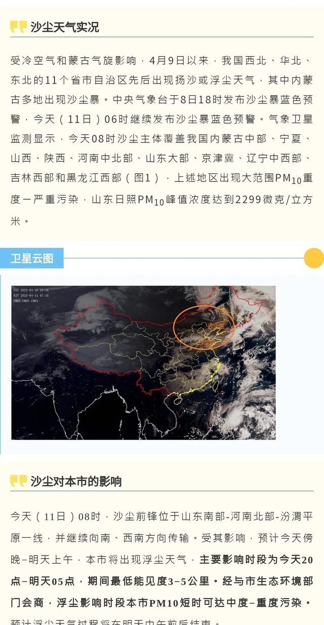 最新提醒：今天傍晚起影响上海！浮尘来袭，短时可达中度至重度污染