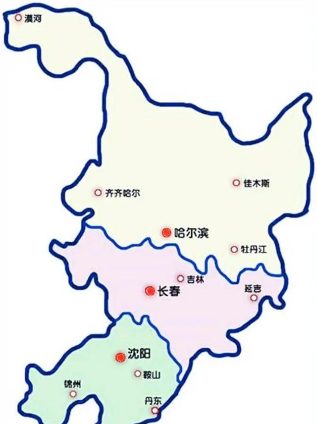 东北三省城市规模分布：3个特大城市，7个大城市和13个中等城市