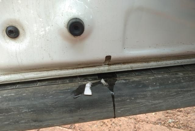 预防车门生锈，自制小工具清理75车门排水口