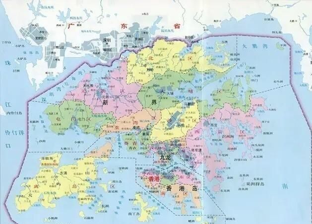 香港的面积是多少?和哪个城市差不多呢图1