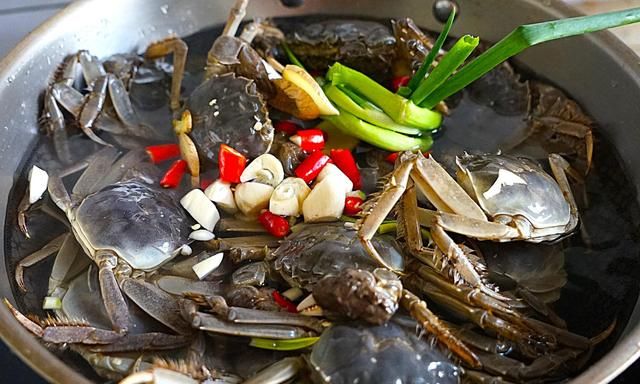 17元一斤的螃蟹，简单一煮味鲜肉嫩，还不掉蟹脚，出锅馋到流口水
