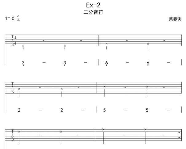 吉他教学零基础教程(吉他入门教程零基础爬格子)图12