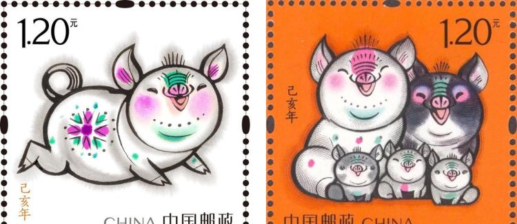 历年中国内地发行的生肖邮票